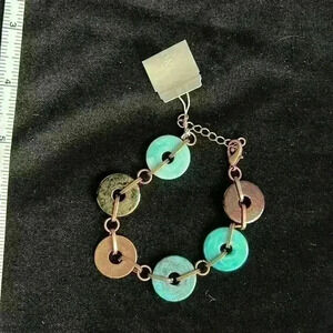 Nordstrom green & brown bracelet  NWT